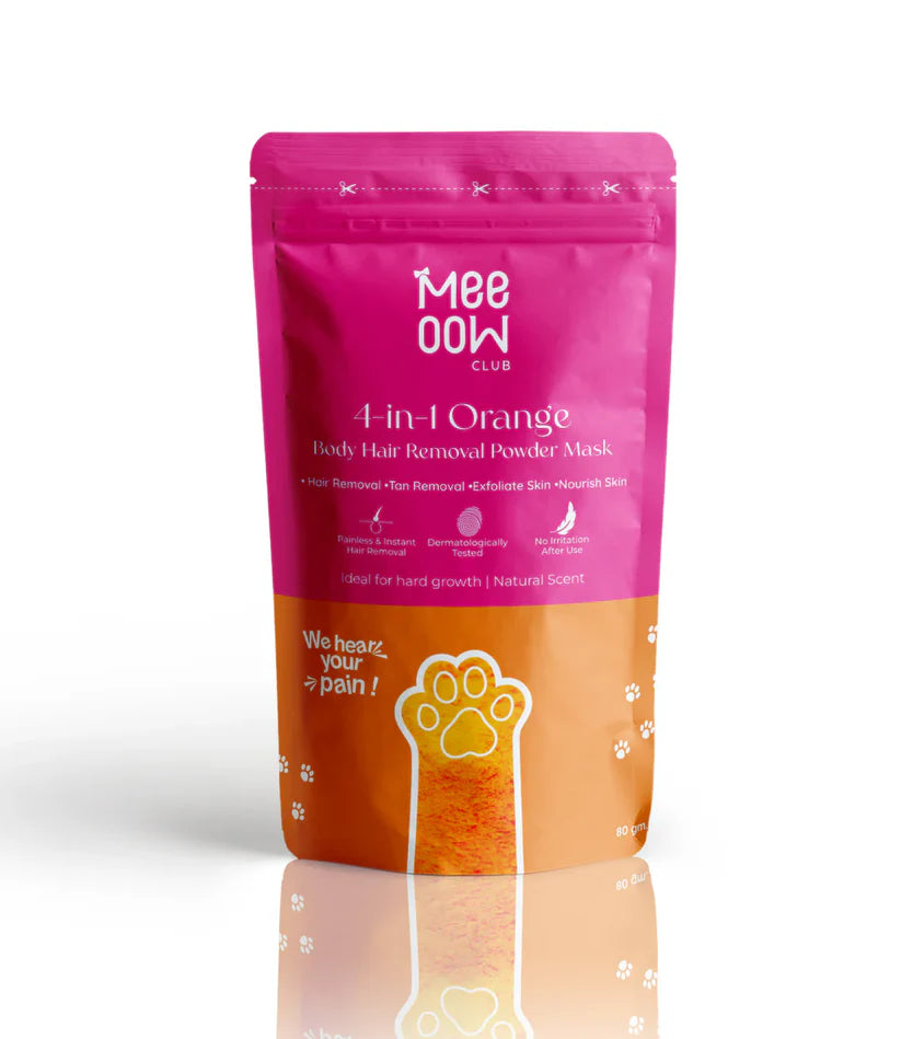 Meeow Hair Removal Wax Powder Mask