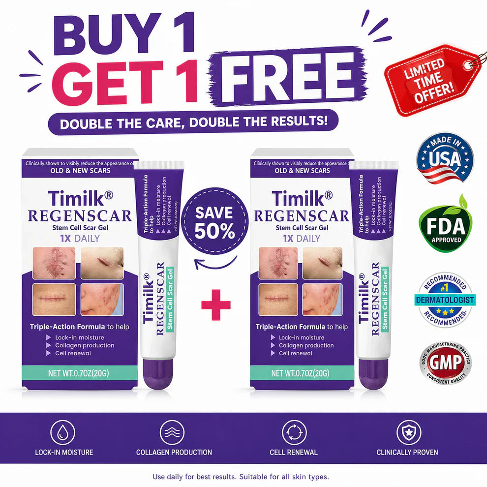 ReGenScar Stem Cell Repair Gel (Visible Scar Improvement in 7 Days) (Buy 1 Get 1 Free)