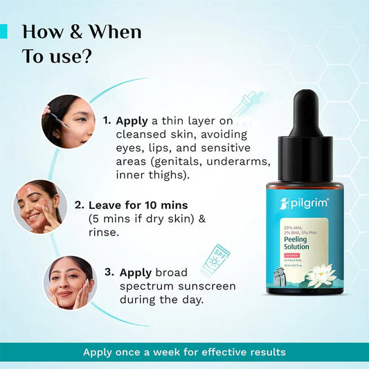 25% AHA, 2% BHA, 5% PHA Peeling Solution-For Glowing Skin