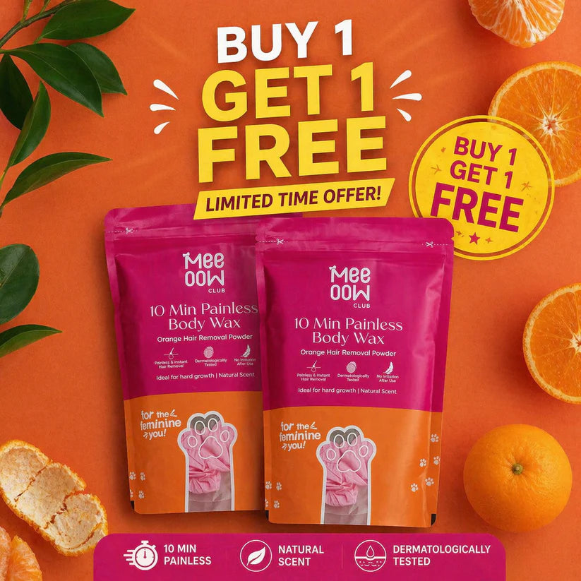 Meeow Hair Removal Wax Powder Mask