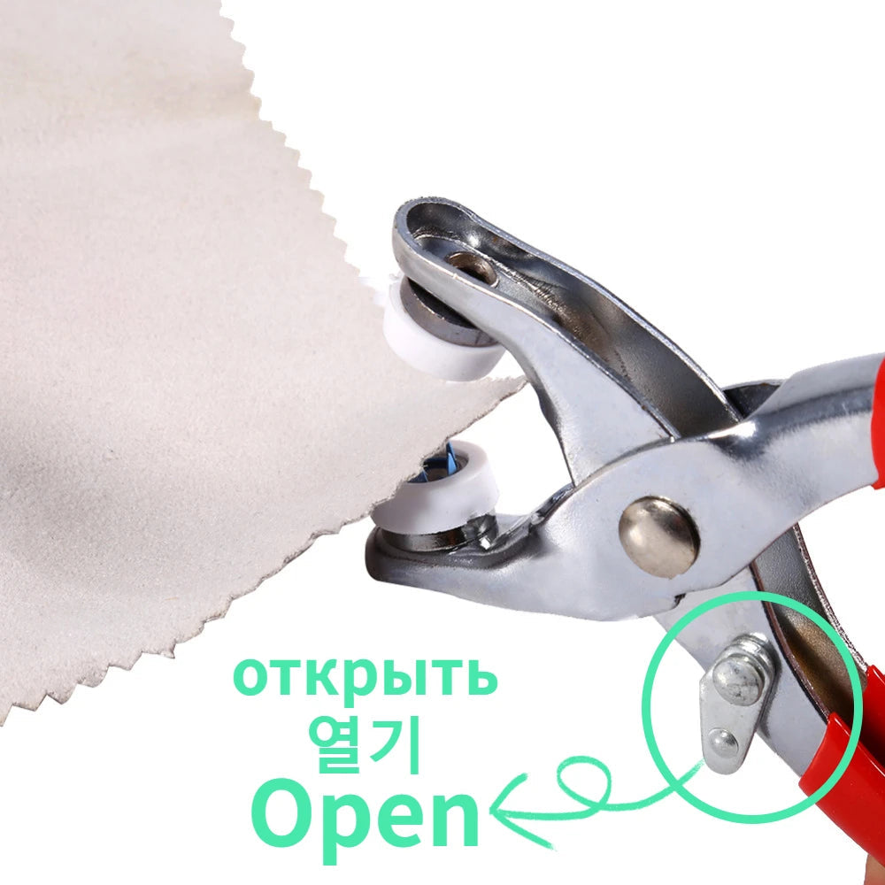 Plier Tool Metal Snap Button 20/80 Pcs Thickened Snap Fastener Kit DIY Craft Supplies Buttons For Clothing Jeans Sewing Accessories