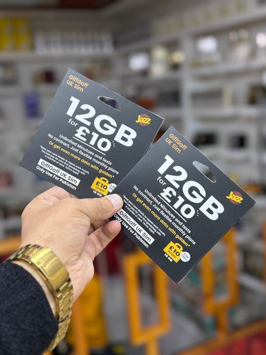 UK sims in Pakistan TikTok live & monitization